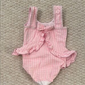 Pink Ruffled Baby Swimsuit